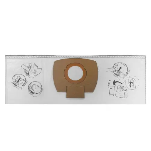 MAKITA Fleece Dust Bags (5 Piece,VC200L/VC2012L/ VC3011L)