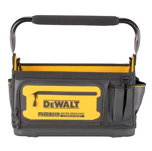DEWALT Tote (20", 36 Pockets, 10 Loops, IP54 Compartment,25kg Load Capacity)
