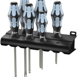 WERA Kraftform Comfort Screwdriver Set (6 Piece, SL/PH, Stainless Steel)