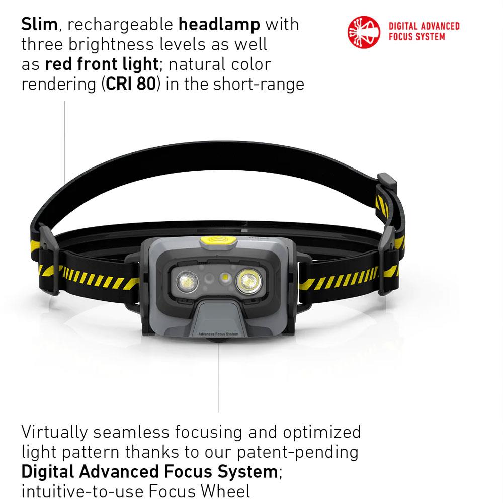 LEDLENSER HF6R Work Headlamp (800Lm, IP68, Rechargeable) - Image 3