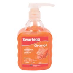SWARFEGA Orange Hand Cleaner Pump Bottle (450ml)