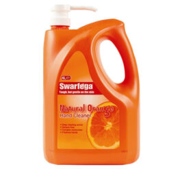 SWARFEGA Orange Hand Cleaner Pump Bottle (4L)