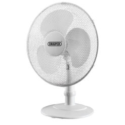 Draper 230V Desk Fan, 16"/400mm, 45W