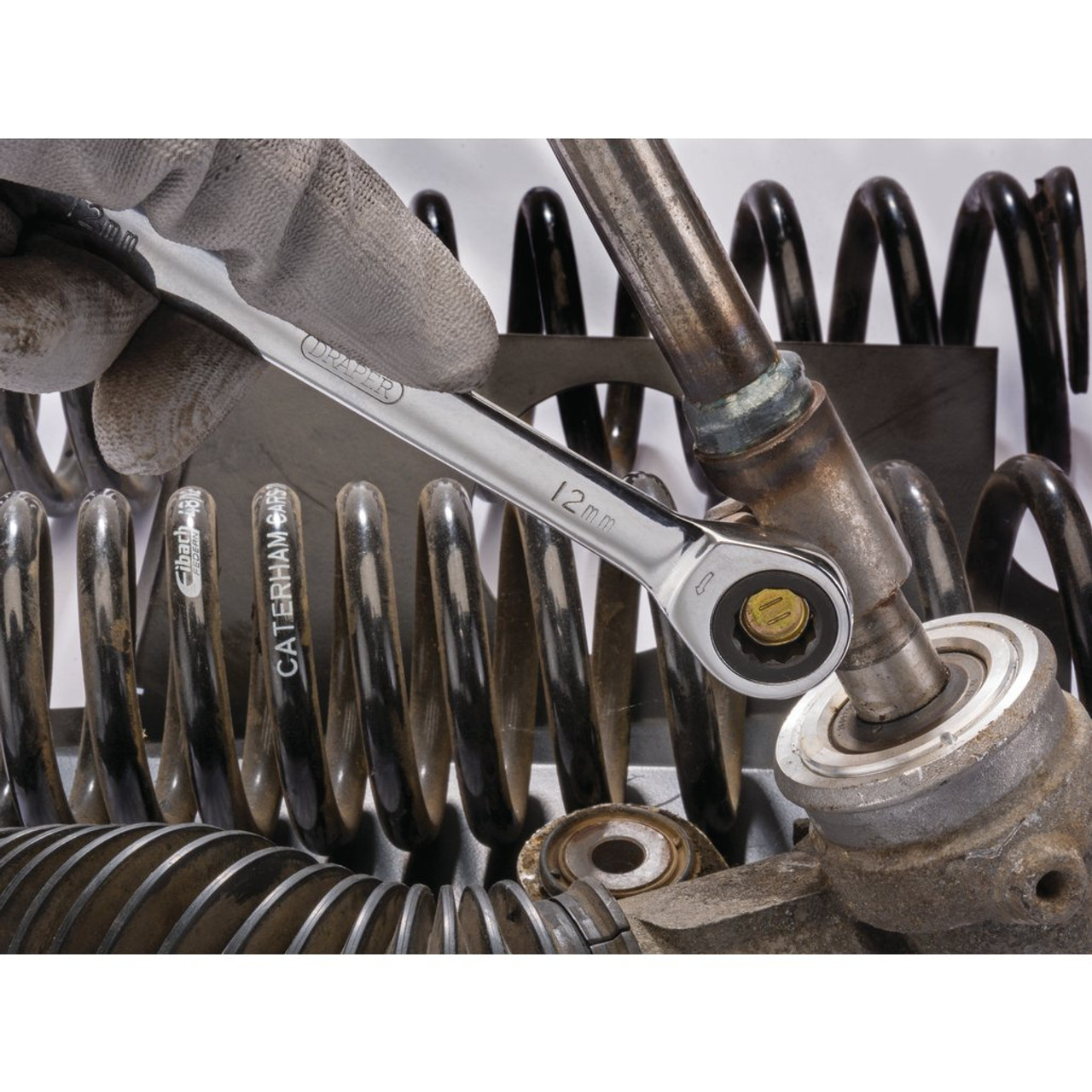 DRAPER HI-Torq Metric Ratcheting Combination Spanner Set (7 Piece) - Image 3