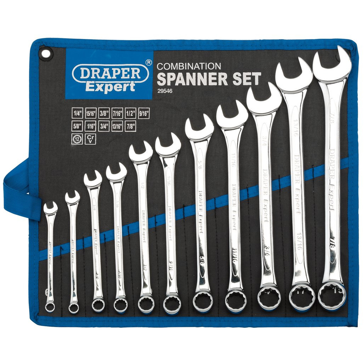 DRAPER Combination Spanner Set (11 Piece, Imperial)