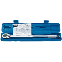 DRAPER Ratchet Torque Wrench, 1/2" Sq. Dr., 30-210nm