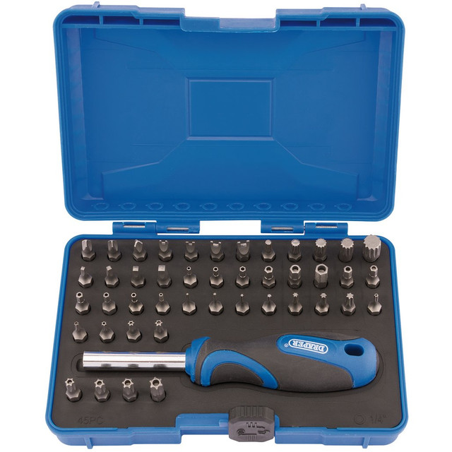 DRAPER Security Screwdriver Bit And Driver Set (45 Piece)
