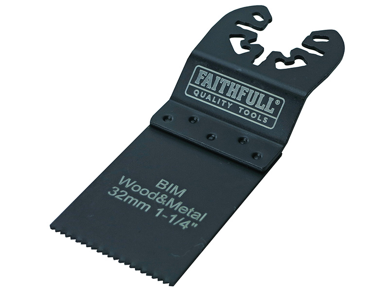 FAITHFULL Multi-Tool Blades (32mm, 5 Piece, Wood/Metal)