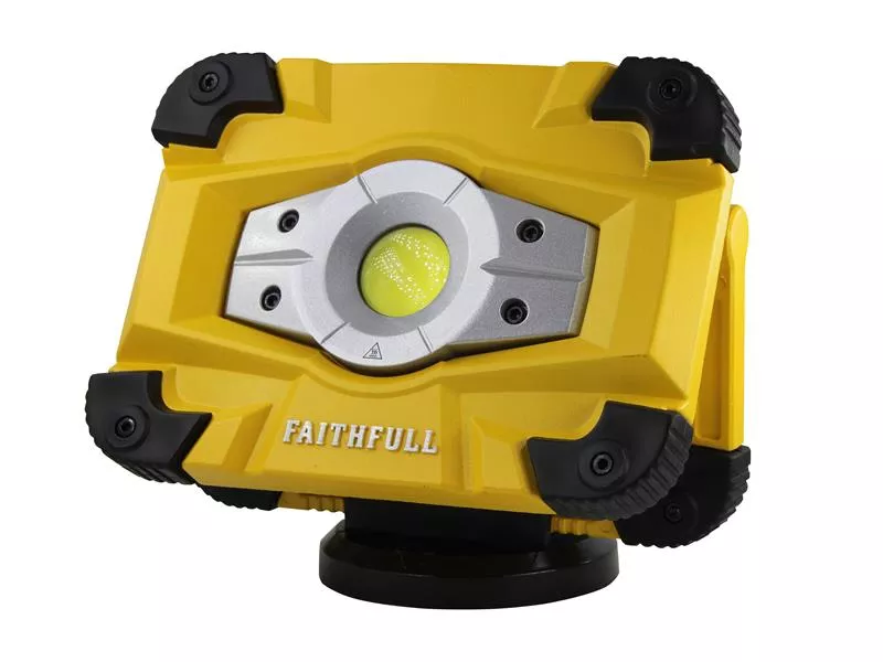 FAITHFULL 20W Rechargeable LED Sitelight with Magnetic Swivel Base