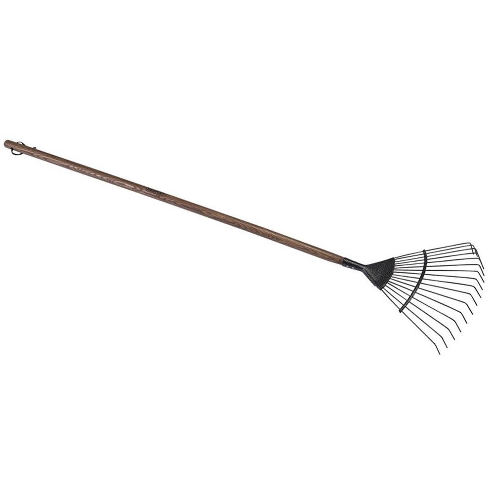 DRAPER Carbon Steel Lawn Rake w/ Ash Handle