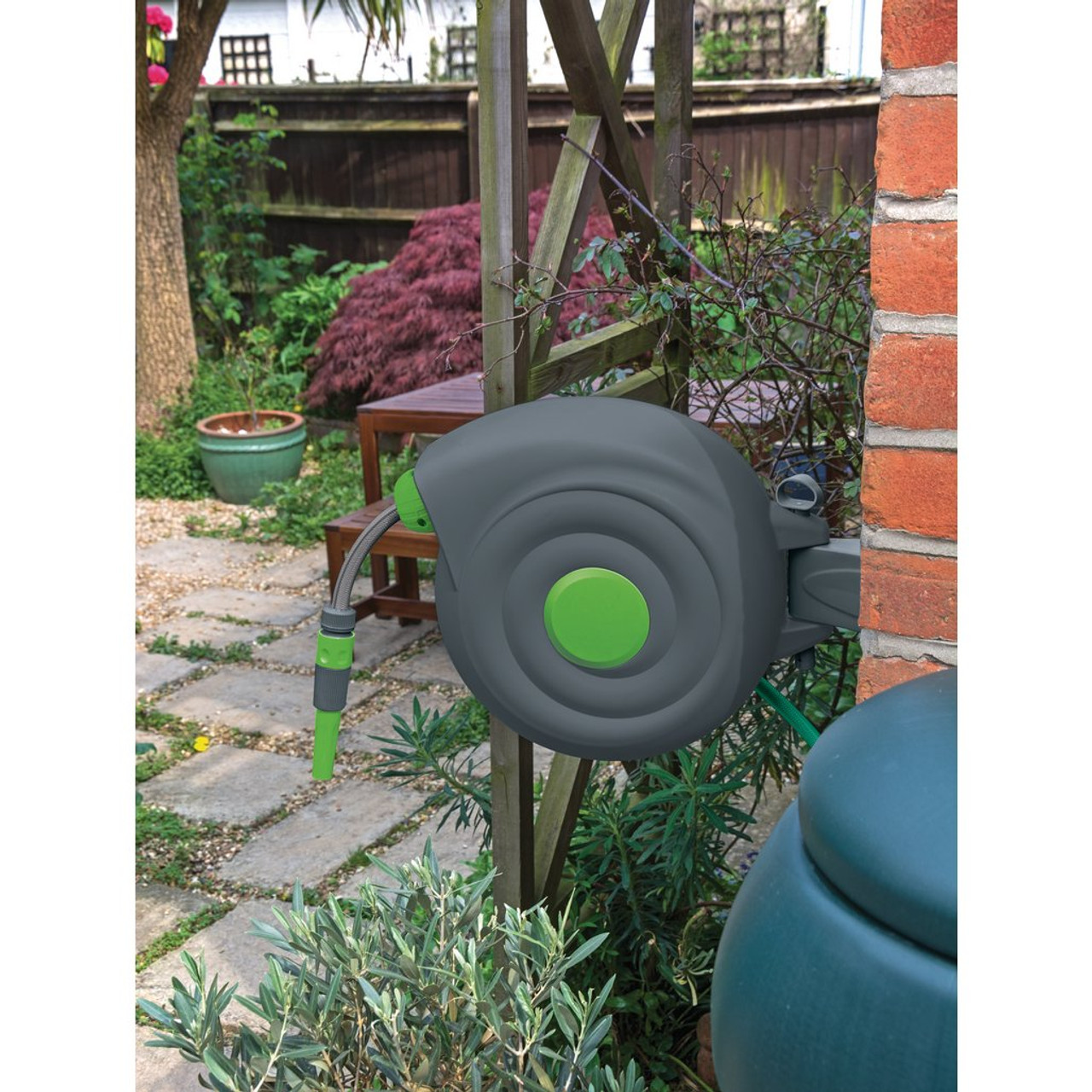 DRAPER Retractable Garden Hose Reel, 20m - Image 3