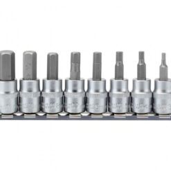 DRAPER HEX Socket Set (3/8" Drive, 8 Piece)