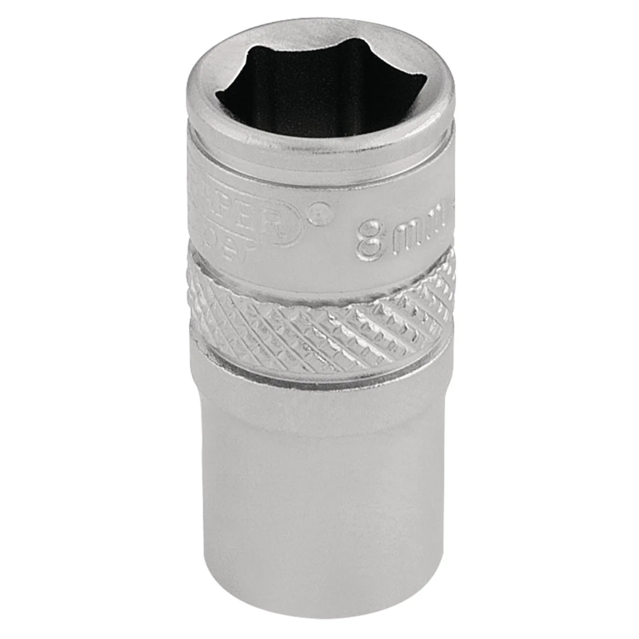 DRAPER 6 Point Socket (8mm, 1/4" Drive)