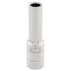 DRAPER HI-Torq 12 Point Deep Socket (8mm, 3/8" Drive)
