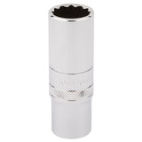 DRAPER HI-Torq 12 Point Deep Socket (16mm, 3/8" Drive)