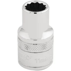 DRAPER HI-Torq 12 Point Socket (11mm, 1/2" Drive)