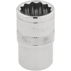 DRAPER HI-Torq 12 Point Socket (17mm, 1/2" Drive)