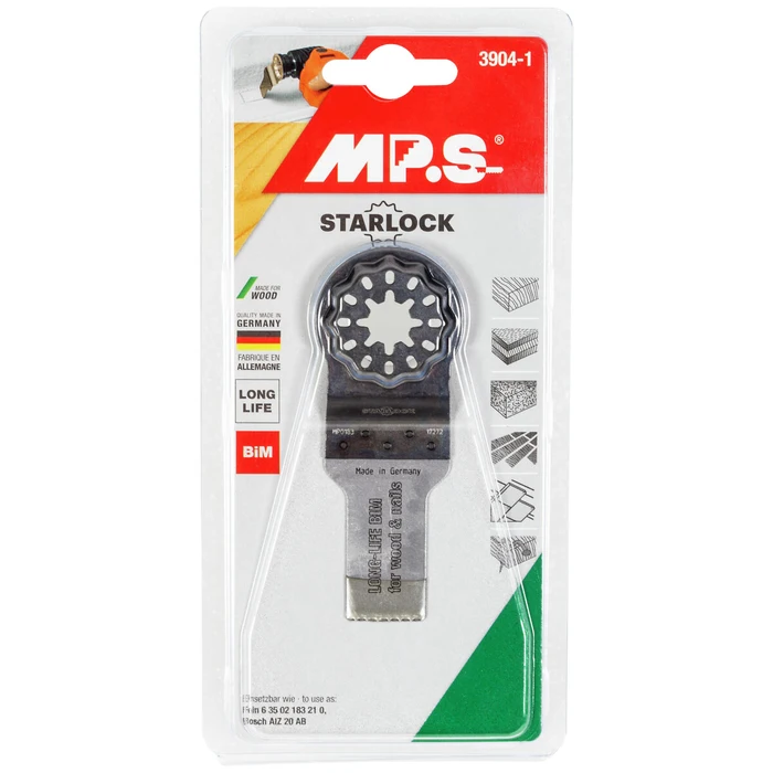 MPS Multi Tool Blade (BIM Wood, 34x20mm, Starlock) - Image 2