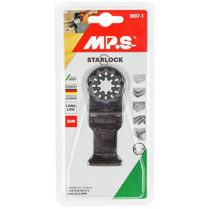 MPS Multi Tool Blade (BIM Wood/Nails, 50x35mm, Starlock) - Image 2