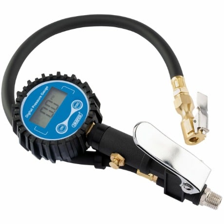 Draper Tyre Inflater Digital Guage Inline