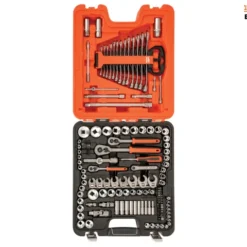 BAHCO Mixed Drive Socket Set (1/4"-3/8"-1/2" Drive, MM/AF, 138 Piece)