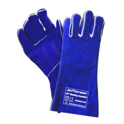 Jefferson 16'' Premium Welding Gauntlets Blue