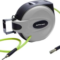 Jefferson 3/8" 15m Hose Reel Plastic Hi-Vis Retractable