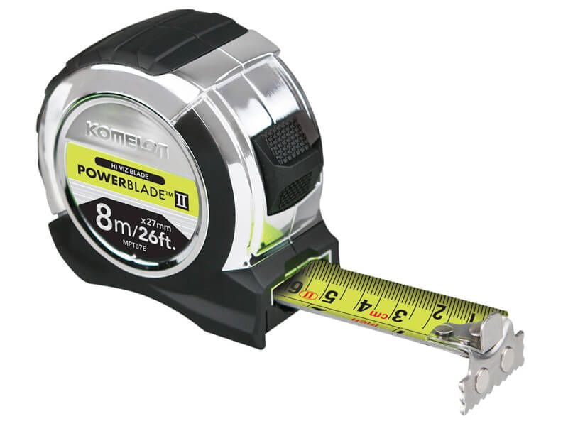 KOMELON PowerBlade II Tape Measure (8m/26ft, 27mm)