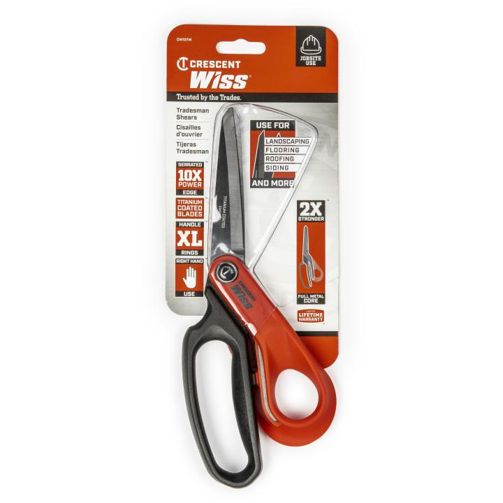 WISS Heavy-Duty Tradesman Shears (254mm/10") - Image 2