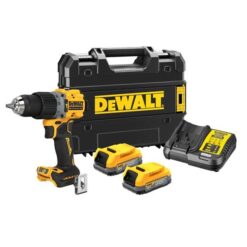DEWALT 18V Combi Drill Kit (2x1.7Ah Powerstack, 90Nm, 2 Speed)