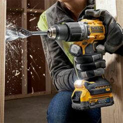 DEWALT 18V Combi Drill Kit (2x1.7Ah Powerstack, 90Nm, 2 Speed) - Image 2