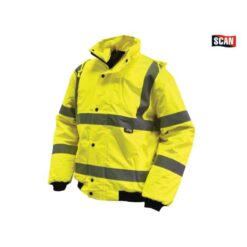 SCAN HV Bomber Jacket (Large, Yellow)