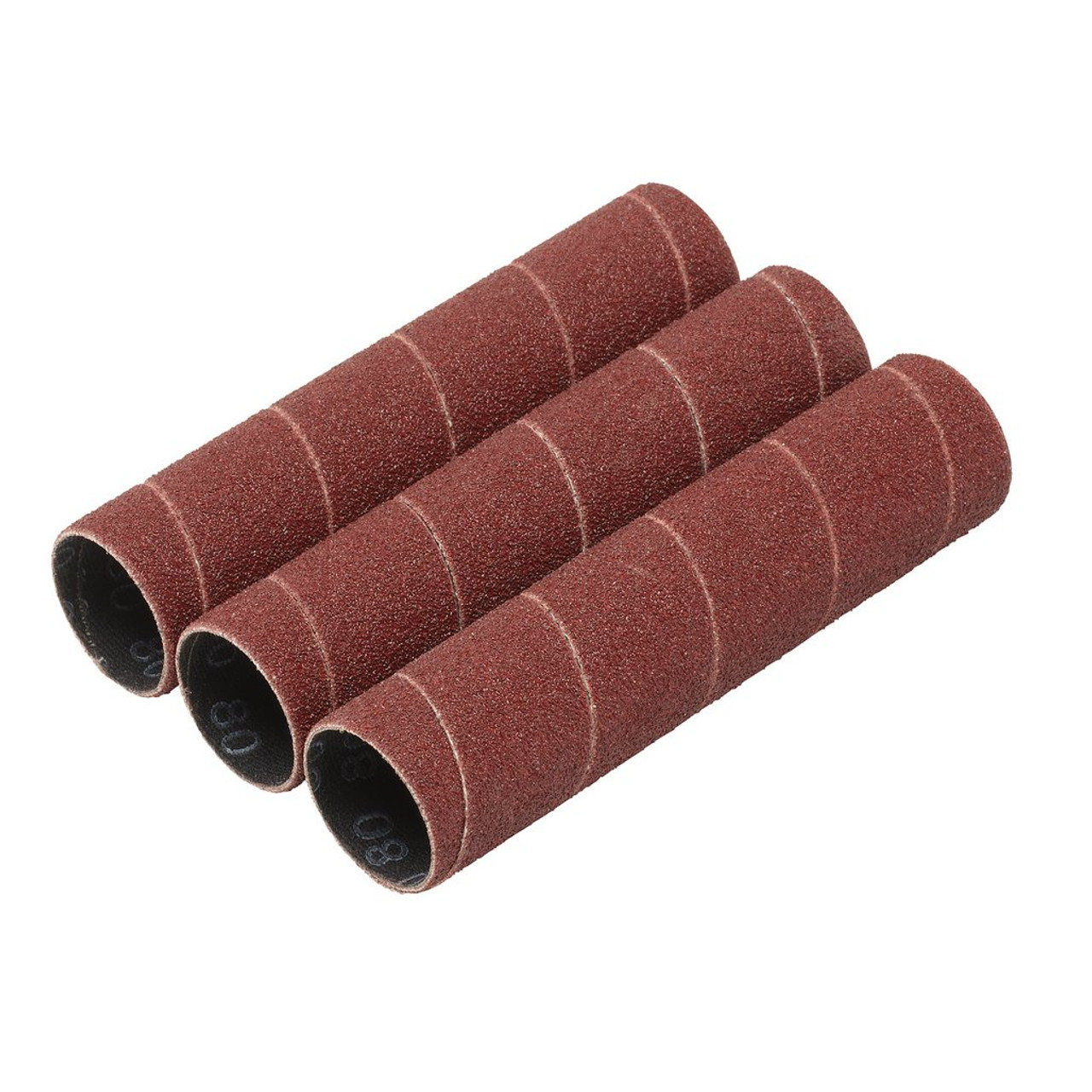 DRAPER Bobbin Sander Sleeves (25x115mm, 80G, 3 Piece)
