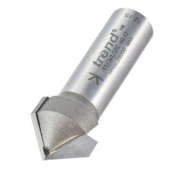 TREND Chamfer V Groove (45°, 19.1x9.2mm, 1/2" Shank)
