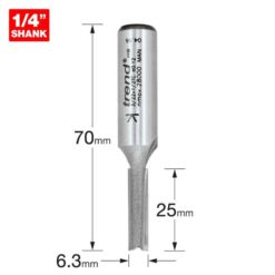 TREND Two Flute Cutter (6.3x25mm, 1/2" Shank) - Image 2