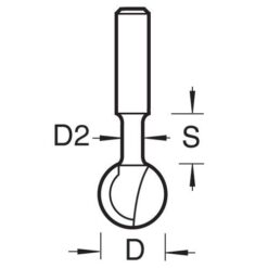 TREND T Slotter (12mm, 4x10mm, 1/4" Shank) - Image 2