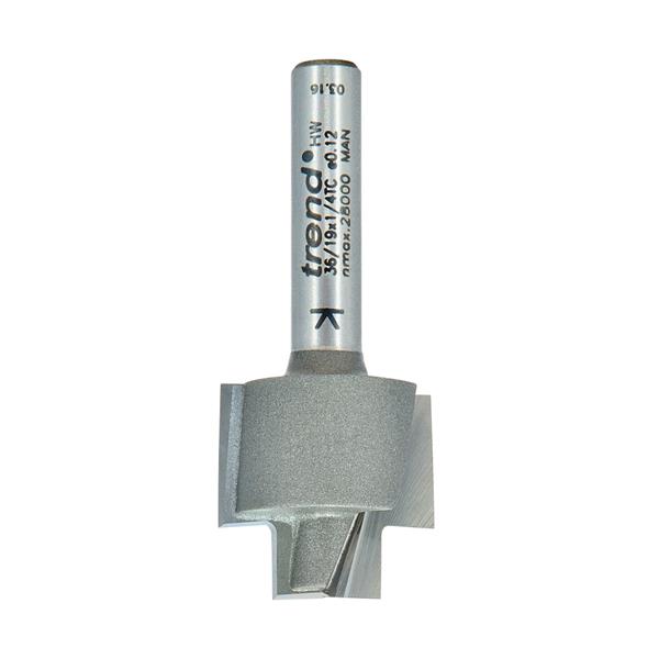 TREND Rebater (19mm, 19x13mm, 1/4" Shank)
