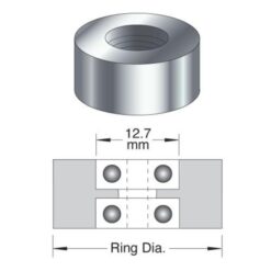 TREND Guided Large Rebater (22.5x50.8mm, 1/2" Shank) - Image 3