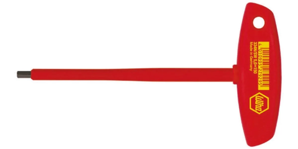 WIHA VDE T-Handle hex driver SW 4mm