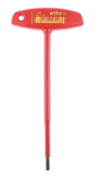 WIHA VDE T-Handle hex driver SW 4mm - Image 2