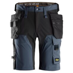 SNICKERS AW 4-Way Stretch Slim Fit Shorts with Holster Pockets (Navy)