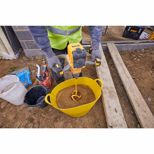DEWALT 54V Paddle Mixer Kit (2x9Ah, 5.1kg,160mm M14 Paddle) - Image 5