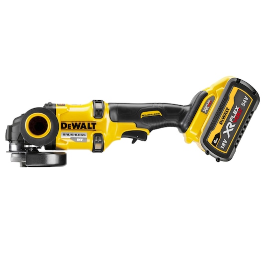 DEWALT 54V Grinder Kit (2x6Ah, 125mm, 2350W) - Image 2