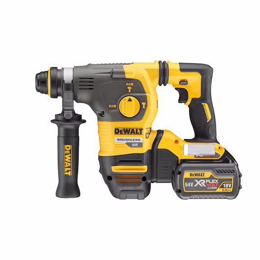 Alternative view of DNU DEWALT 54V SDS-Plus Drill Kit (2x6Ah, 3.5J, 30mm)
