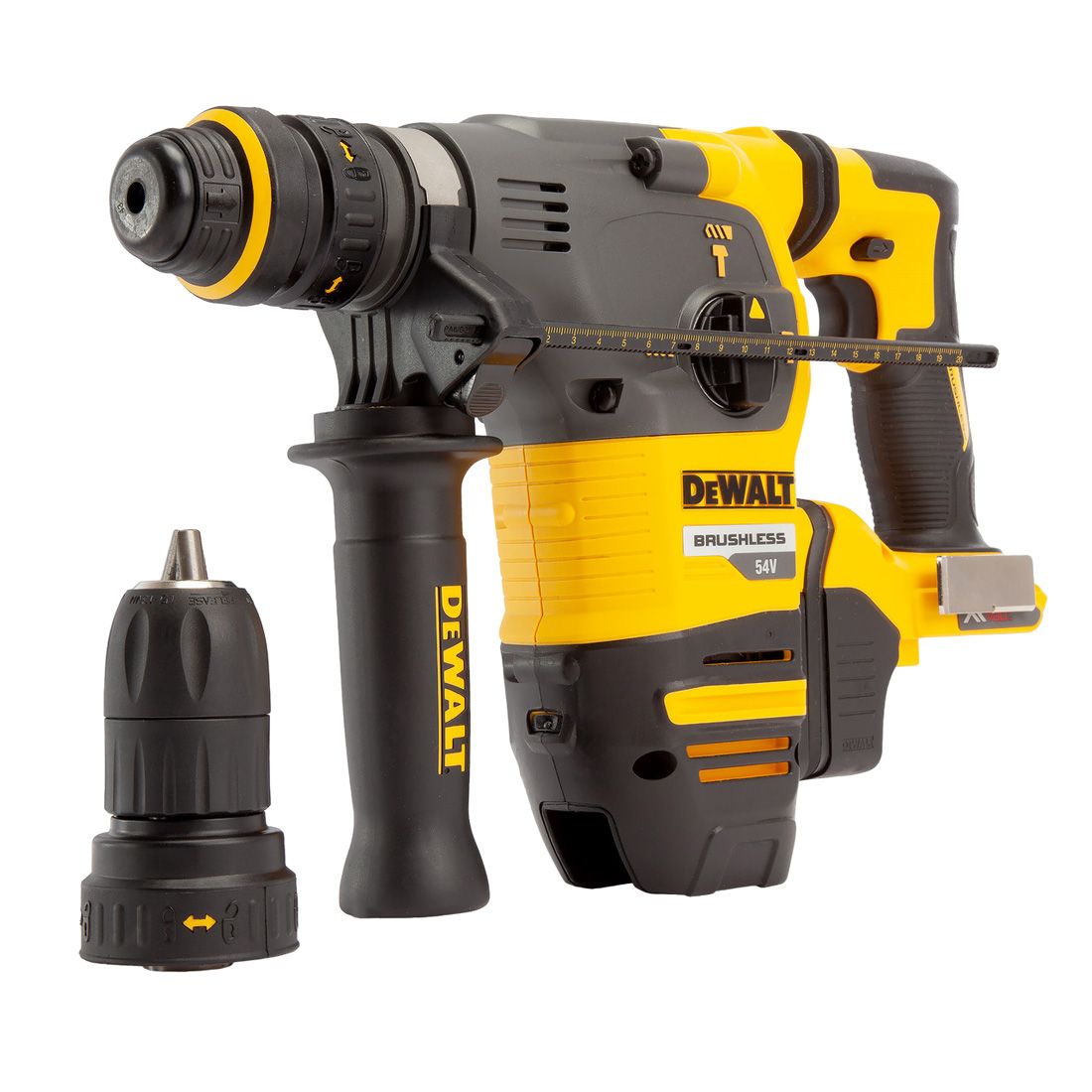 DEWALT 54V SDS-Plus Drill Bare Unit (3.5J, 30mm, Quick Chuck)