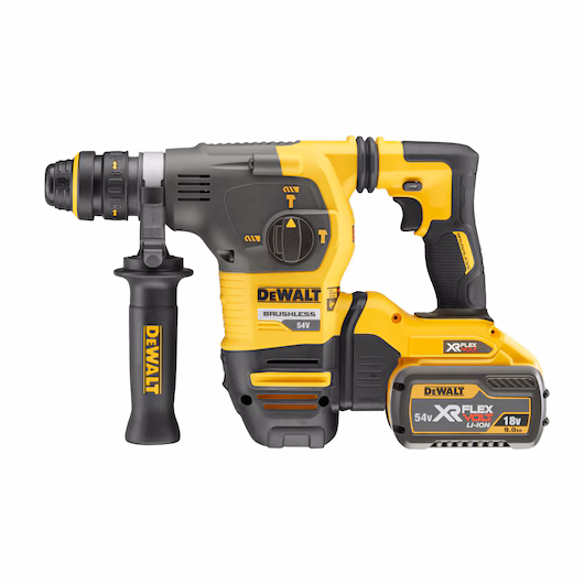 DEWALT 54V SDS-Plus Drill Kit (2x9Ah, 3.5J, 30mm, Quick Chuck) - Image 2