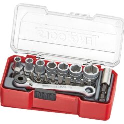 TENGTOOLS Socket Set (1/4" Drive, 20 Piece)