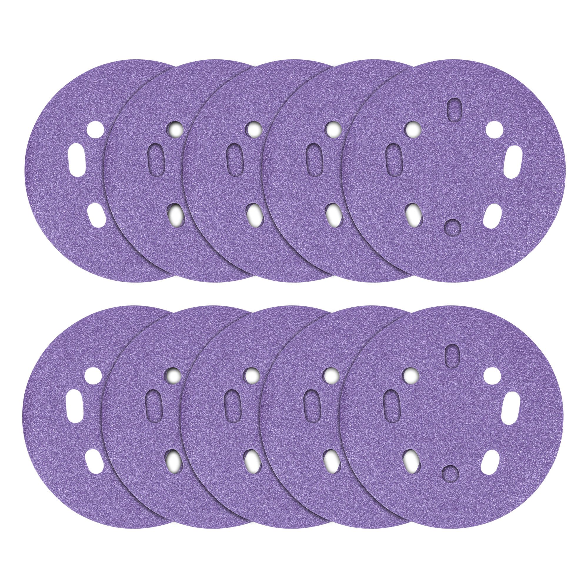 TREND Sanding Discs (180G, 125mm, 10 Piece, Aluminium Ozide)