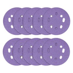 TREND Sanding Discs (240G, 125mm, 10 Piece, Aluminium Ozide)