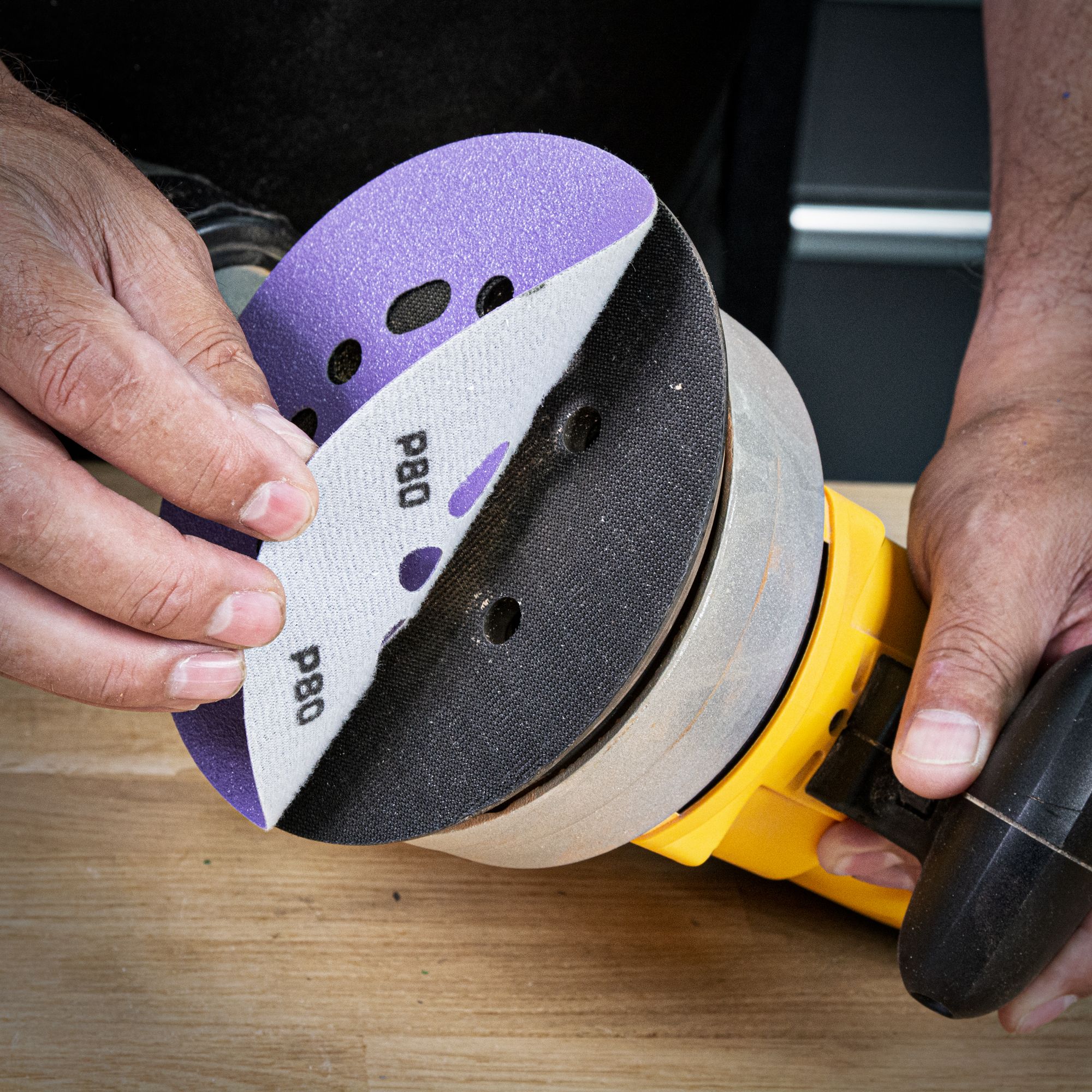 TREND Sanding Discs (60G, 125mm, 10 Piece, Zirconium) - Image 3